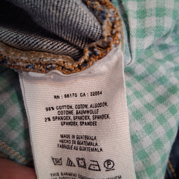 🎀 Anthropologie Pilcro And The Letter Press Jean Shorts Stet Trip Mid Rise 29 - Picture 9 of 11